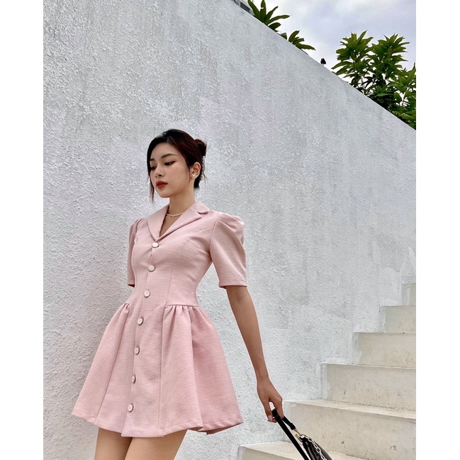 Đầm Vest kiểu nhúng eo