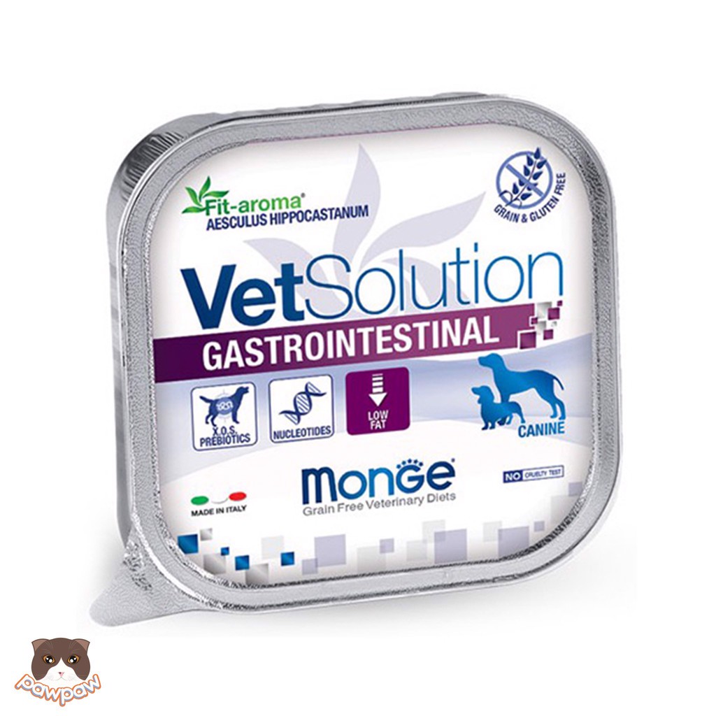 150g Pate Monge VetSolution Gastrointestinal hỗ trợ tiêu hóa cho chó