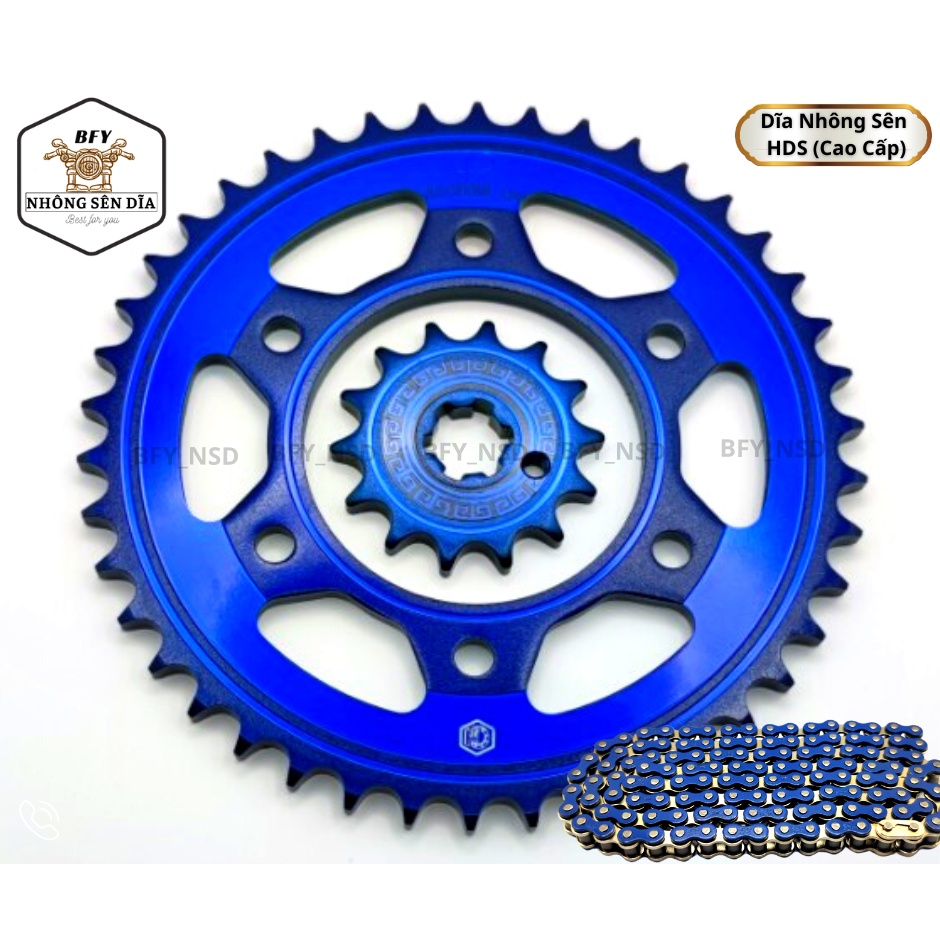 Nhông sên dĩa Exciter 150 - nhông sên dĩa - nhông sên dĩa exciter150 - nhông sên dĩa ex 150 - Ex 150 - Exciter 150 - BFY