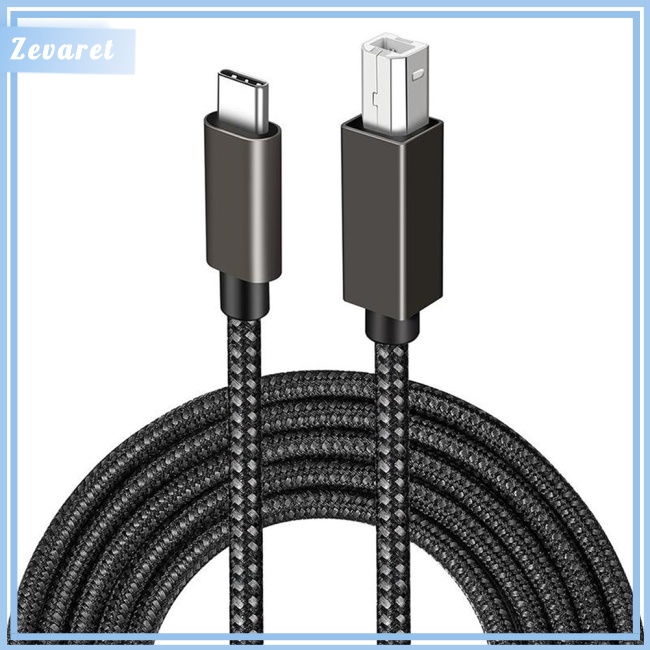 Dây Cáp Máy In Zevaret Type-c Sang Usb B 2.0 1.5m / 2m