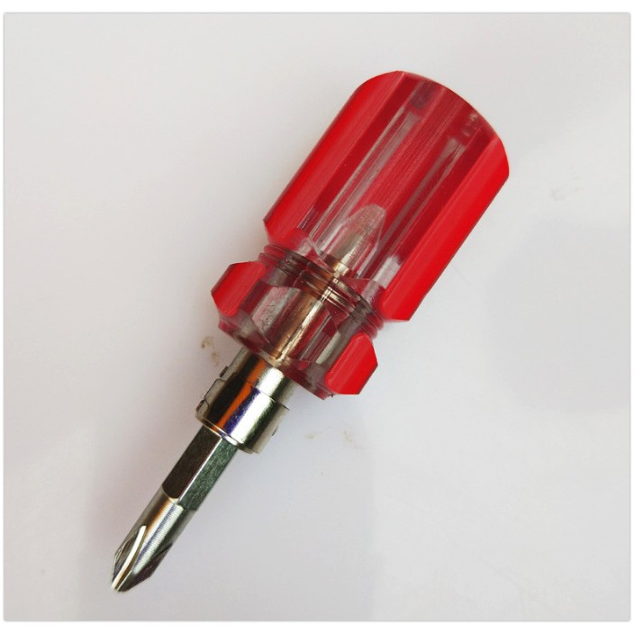 Tua vít mini (tô vít 2 đầu đúc trong suốt 8.2cm)