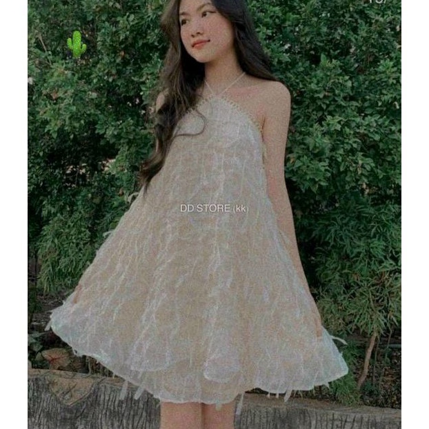 Đầm yếm long vũ siêu hot hàng cao cấp (B.C)