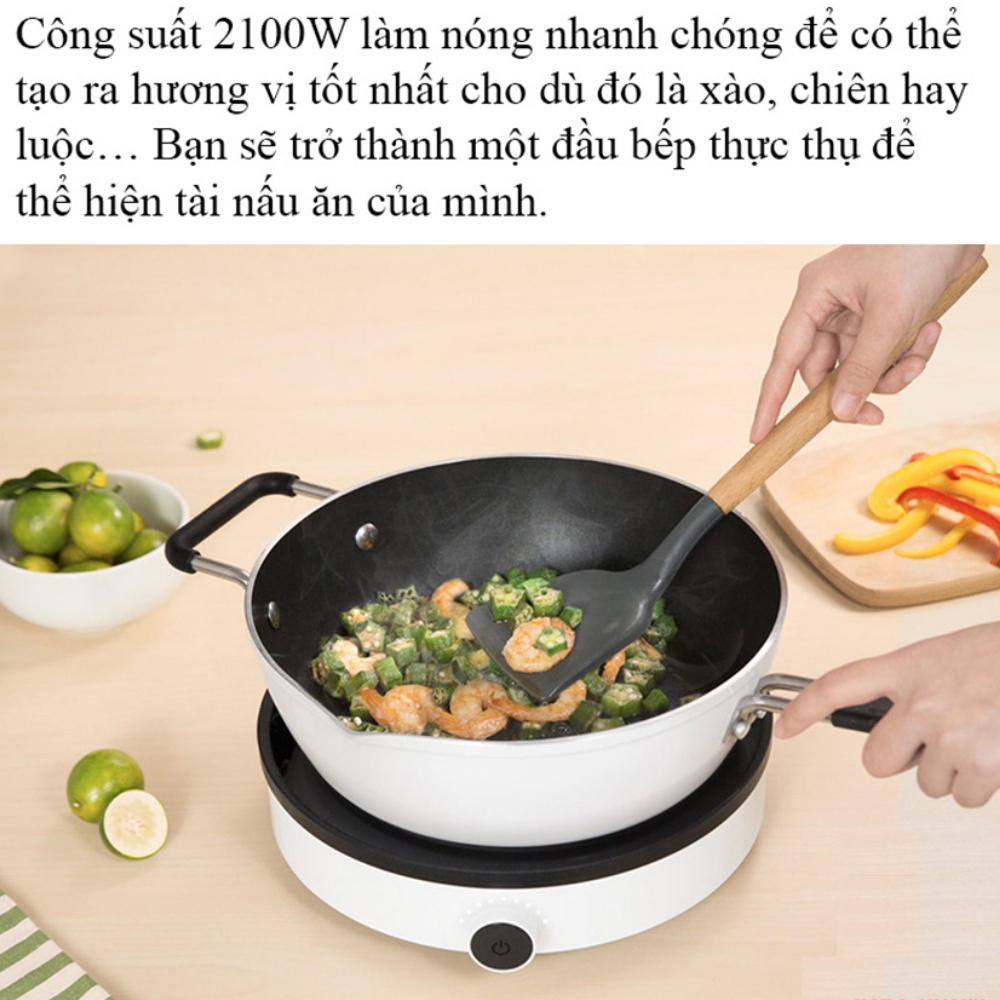 Bếp Điện Từ Xiaomi DCL002CM Youth Version 2 - Bếp Xiaomi Youth Lite , Công Suất 2100W , Kính Chống Nổ-Bảo Hành 12 Tháng