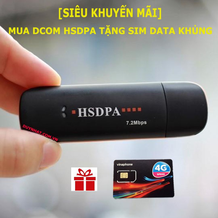 (Thách Đâu Rẻ Bằng) Dcom 3G - Usb 3G - Thiết Bị Mạng HSDPA - Tặng Sim 4G | BigBuy360 - bigbuy360.vn