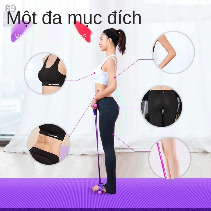 Đạp kéo tạo tác giảm cân, gập bụng thon gọn hỗ trợ tập yoga nữ dụng cụ tại nhà Dây PilatesU