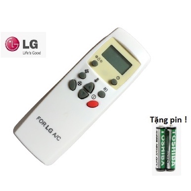 Remote Điều khiển điều hòa máy lạnh LG G07AH ,Remote điều hòa LG 8 nút 1 nút đỏ