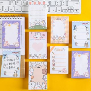 Giấy note ghi chú hình chữ nhật dễ thương