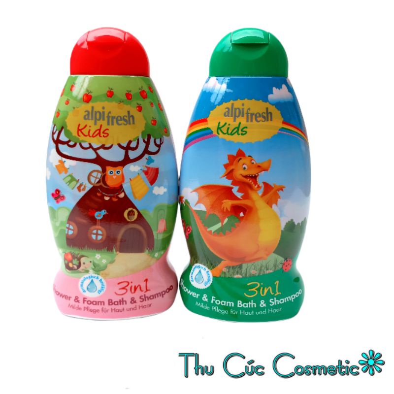 Sữa Tắm Gội Trẻ Em  Alpi Fresh kids 3in1