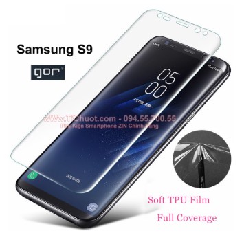 [Chính Hãng GOR] Dán dẻo PET Samsung S9/ S9 Plus Full Trong Suốt