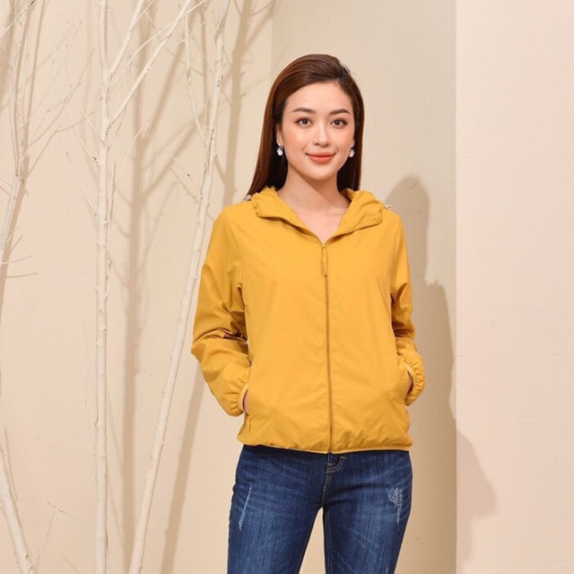 Áo gió nữ gân chìm