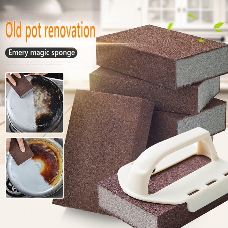 Miếng Bọt Biển Rửa Chén Có Tay Cầm Tiện Lợi