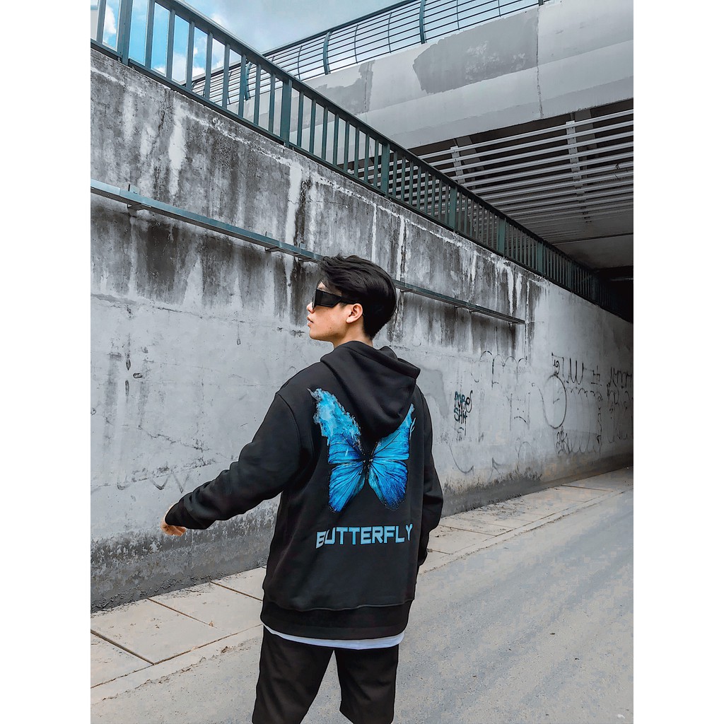 [Mã FAMALLT5 giảm 15% đơn 150K] Áo Hoodie Bươm Bướm SGES Unisex Nam Nữ | BigBuy360 - bigbuy360.vn