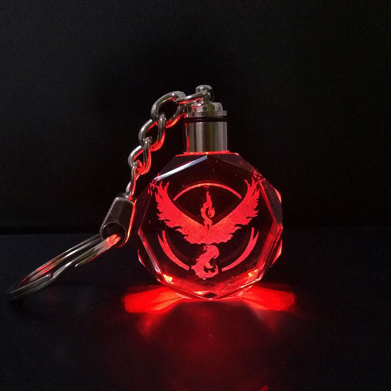 Móc Khóa Bóng Pokemon Go Team Valor / Mystic / Instinct