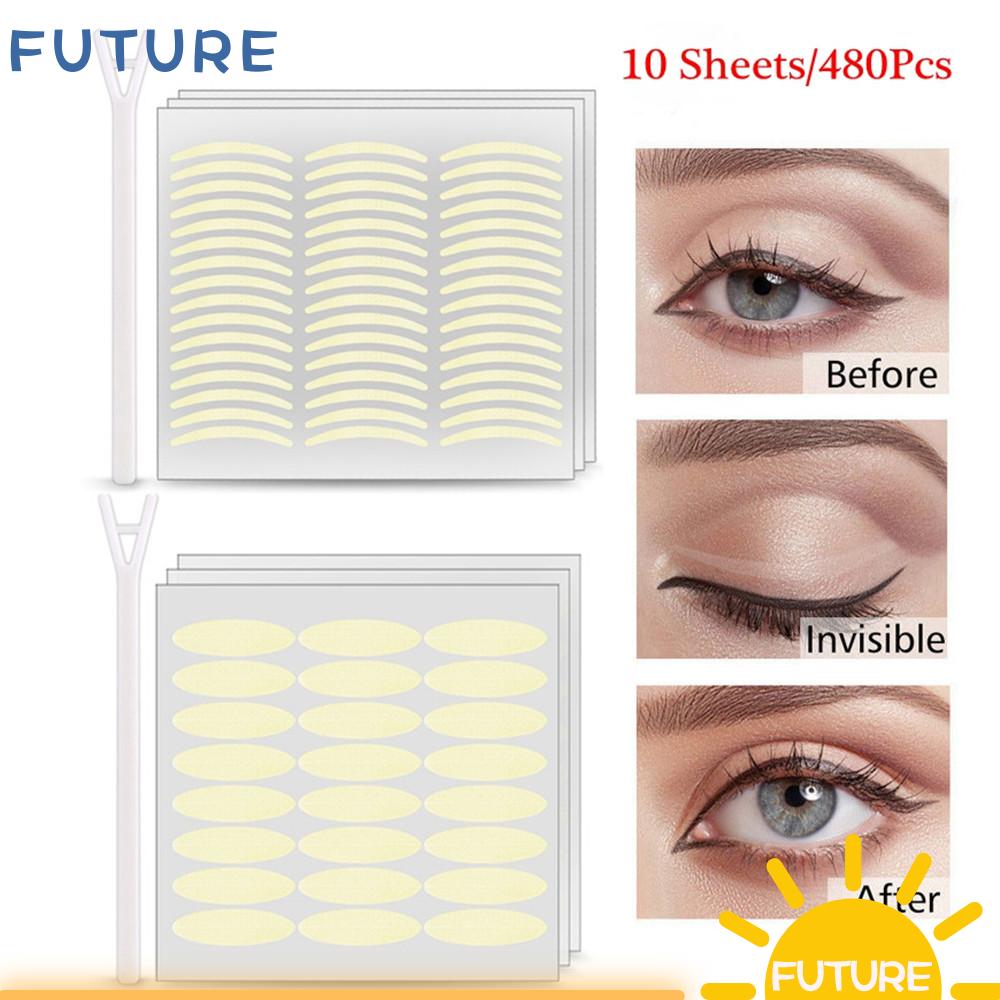 Bộ 480 Miếng Dán Tạo Mắt Hai Mí Trong Suốt Vô Hình Thoáng Khí Cho Nữ
