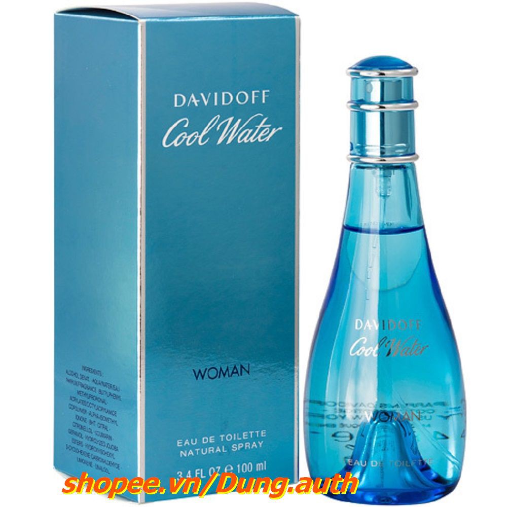 Nước Hoa Nữ 100ml Davidoff Cool Water Woman EDT Chính Hãng.