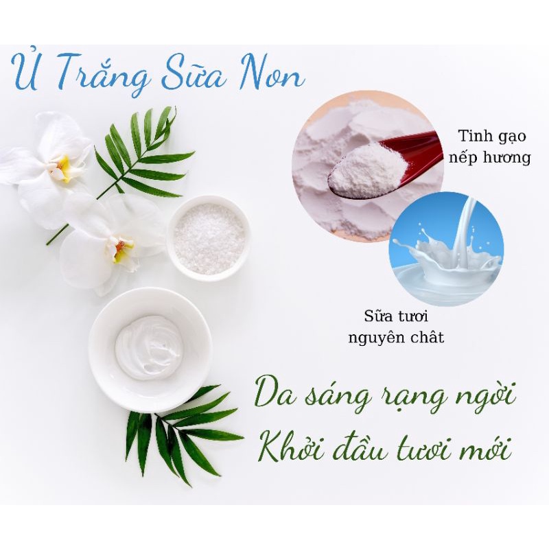 100gr bột ủ sữa bò non kích trắng handmade