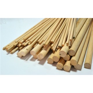 Thanh gỗ tròn tần bì phi 25 mm I Home decor