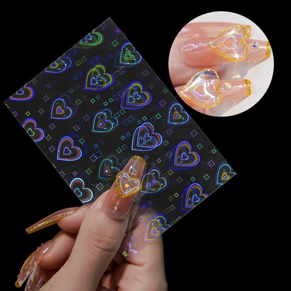 MAXG Sticker Dán Móng Nghệ Thuật Siêu Lấp Lánh Mới