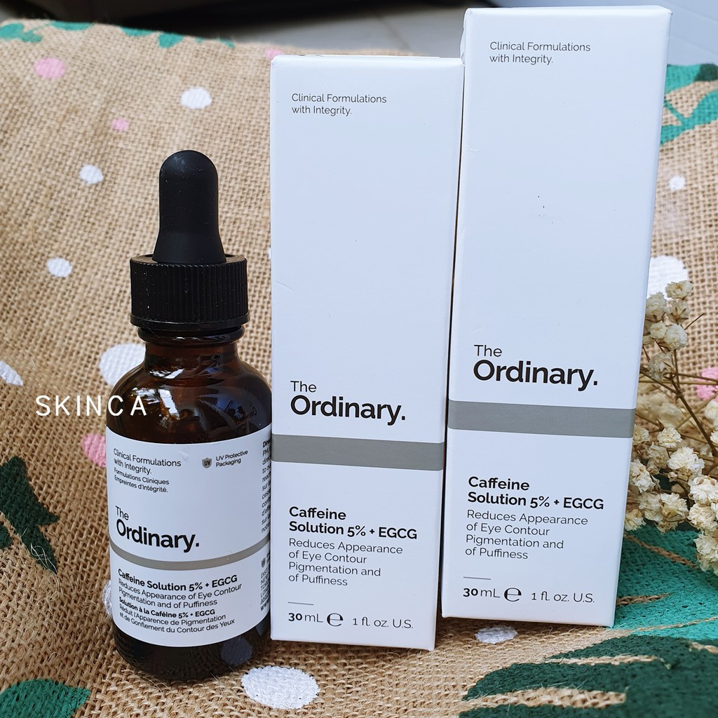 "Serum The Ordinary Caffeine Solution 5% + EGCG Giảm Quầng Thâm Và Bọng Mắt 5.0" | BigBuy360 - bigbuy360.vn