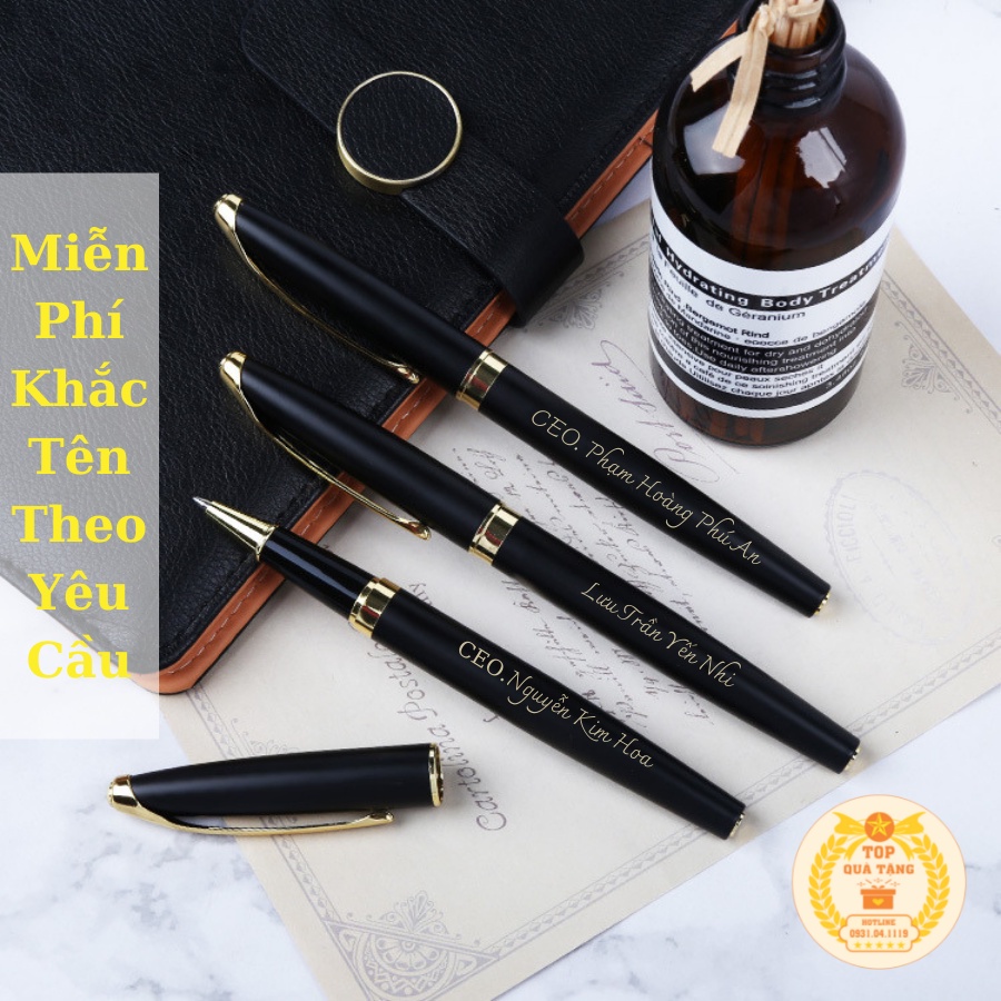 Bút ký tên cao cấp Logi PB079, Bút ký khắc tên theo yêu cầu thích hợp làm Quà sinh nhật, Quà tặng sếp bạn bè