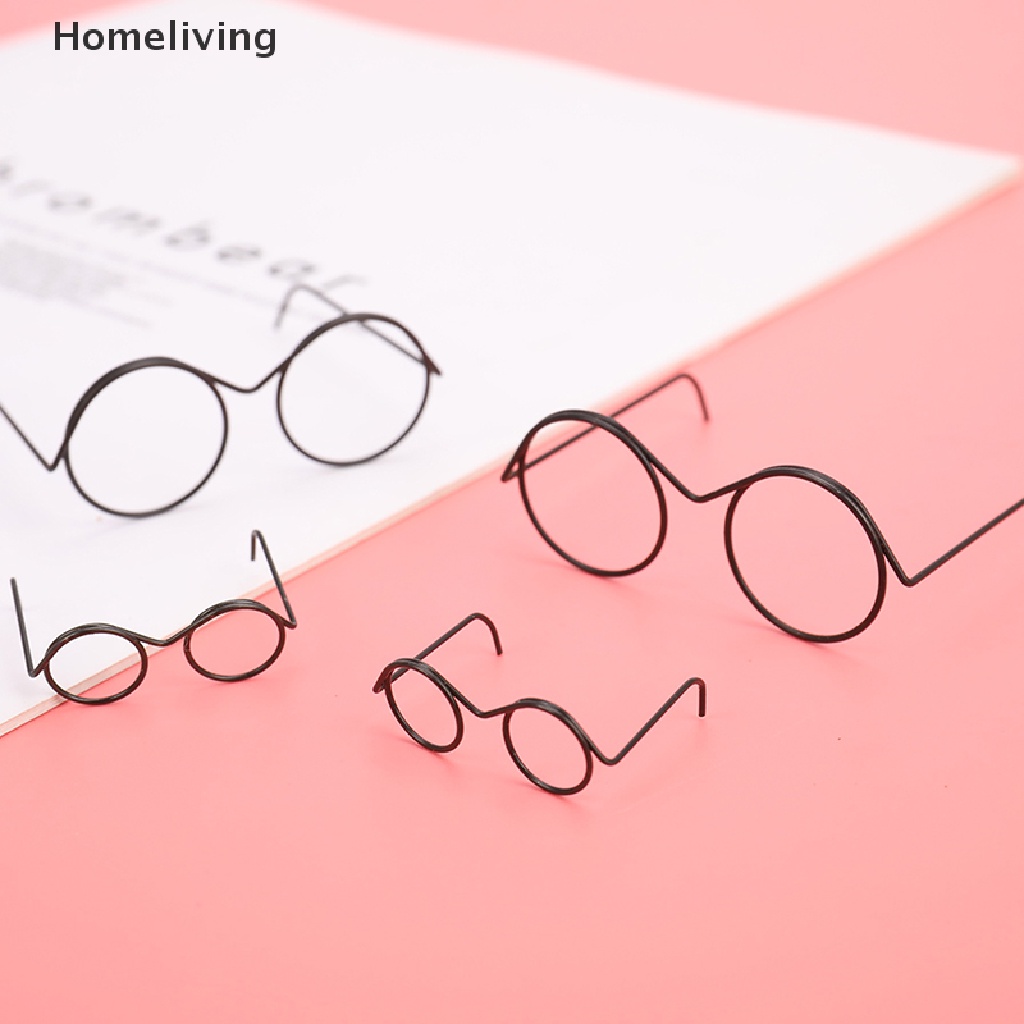 Mắt Kính Không Gọng Tròn Thời Trang Dành Cho Búp Bê