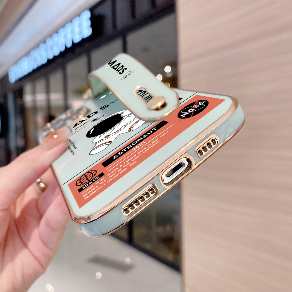 Samsung Galaxy S23 S22 Plus Ultra S23+ S22+ 5G Cho Ốp lưng điện thoại In Hình Cartoon Astronaut