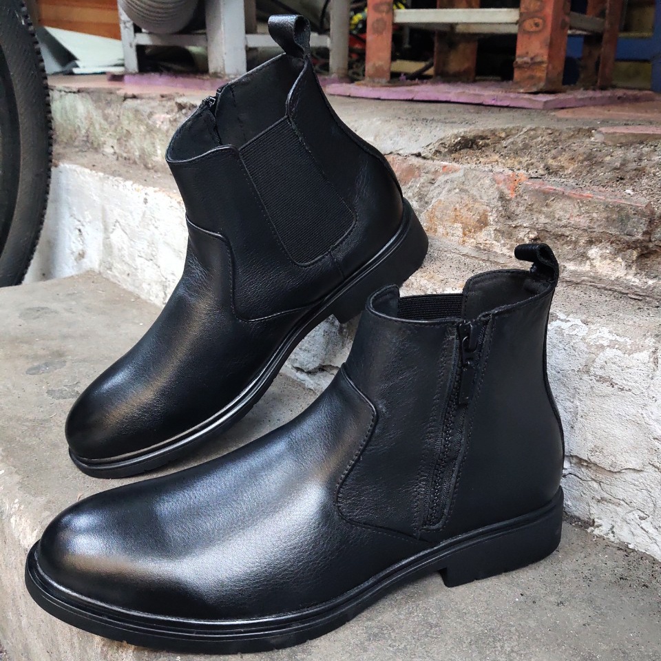 Giày chelsea boot da bò thật nguyên tấm thật 100% bảo hành 12 tháng ( 2H - 19B ) | BigBuy360 - bigbuy360.vn