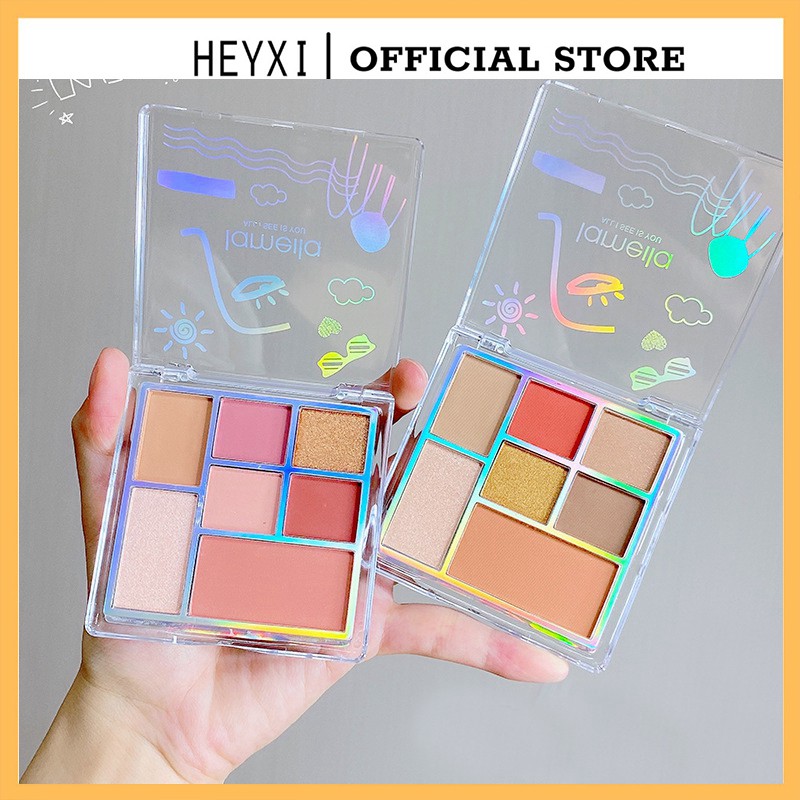 Phấn Mắt Nội Địa Trung Lameila 7 Ô Thành Phố Biển Trời 5082 EYESHADOW LPM4