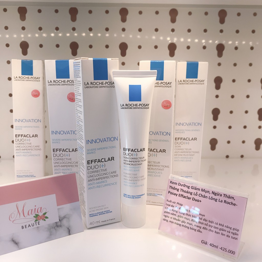 [CHÍNH HÃNG] Kem Dưỡng Giảm Mụn, Ngừa Thâm, Thông Thoáng Lỗ Chân Lông La Roche-Posay Effaclar Duo+ 40ml | BigBuy360 - bigbuy360.vn
