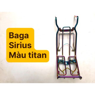 [CÓ VIDEO] Baga Sirius RC chế cơ giá rẻ chất liệu inox màu titan cực chắc khỏe - Đèn xe Việt