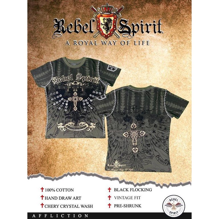 Áo Rebel Spirit thánh giá Cao cấp