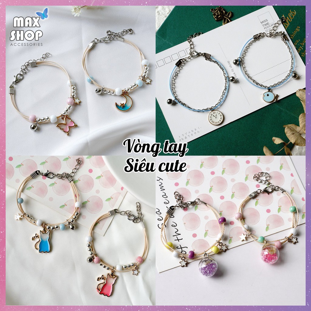 Vòng tay handmade siêu cute nhiều hình phong cách dễ thương | BigBuy360 - bigbuy360.vn