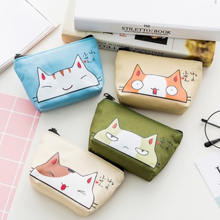 Ví mini đựng tiền, Hình Mèo Đáng Yêu, kiểu Hàn Quốc Nemo Handmade