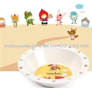 Combo 2 Bát Melamine dành cho trẻ em Hello Bebe Lock & Lock,km sữa dielac