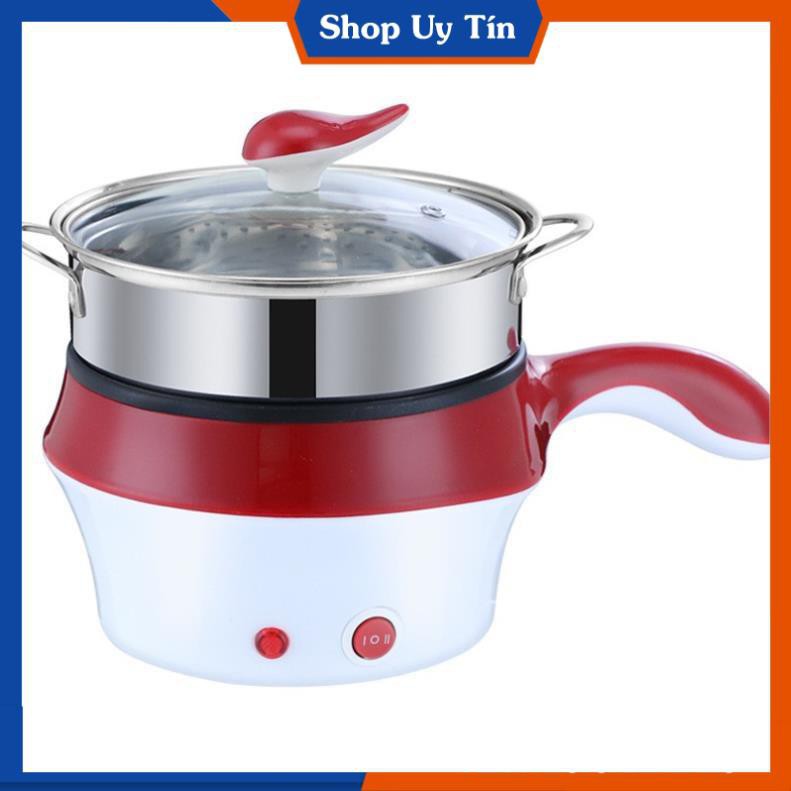Nồi Đa Năng NSA Siêu Tốc 2 Tầng Kèm Nồi Hấp Lẩu Mini Nấu Mì Tiện Dụng Phù Hợp Sinh Viên