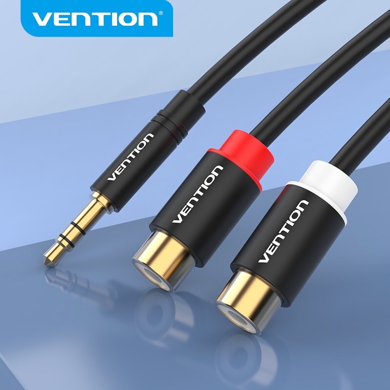 Dây kết nối 3.5mm ra 2 hoa sen âm dài 30 cm chính hãng ven tion