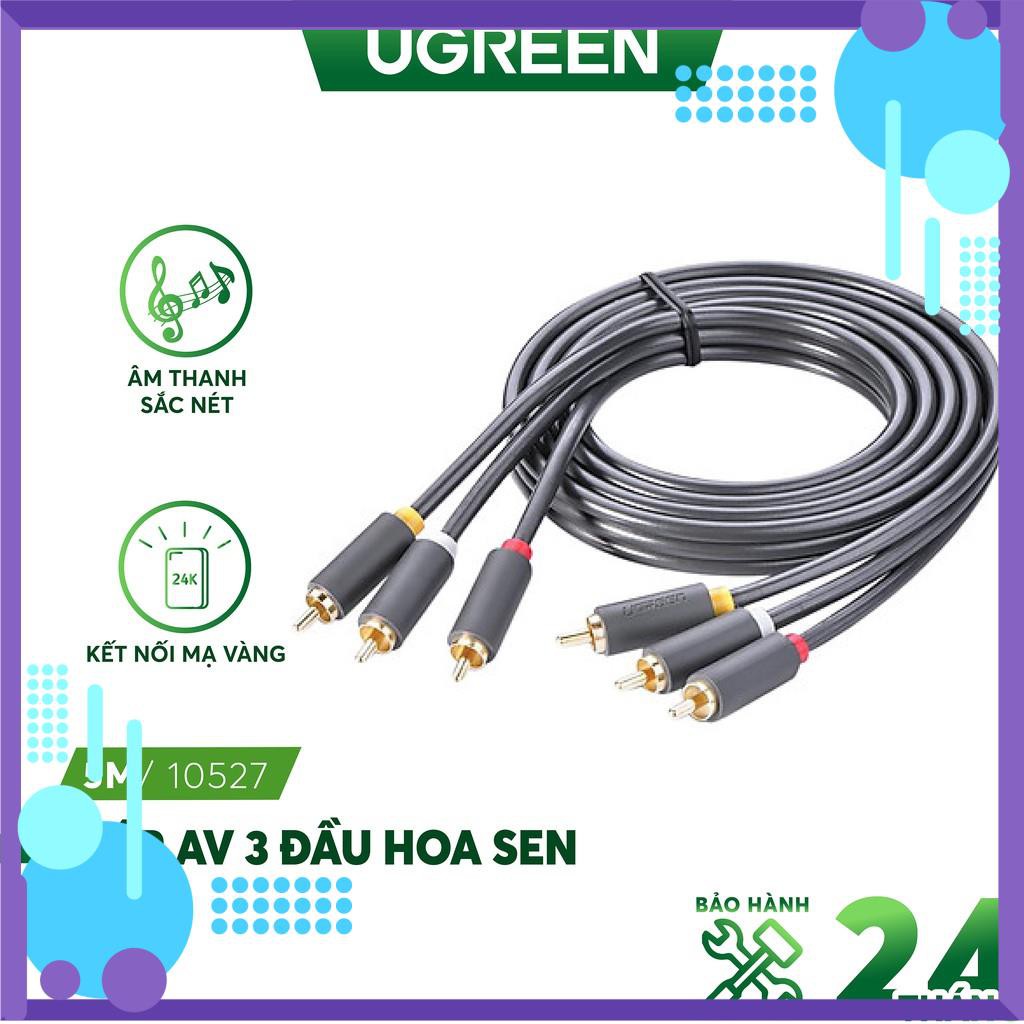 Mua ngay Dây cáp AV 3 đầu Hoa Sen mạ vàng Ugreen AV105 [Giảm giá 5%]