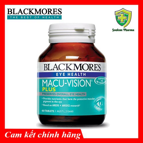 Viên Uống Bổ Mắt Blackmores Macu Vision Plus