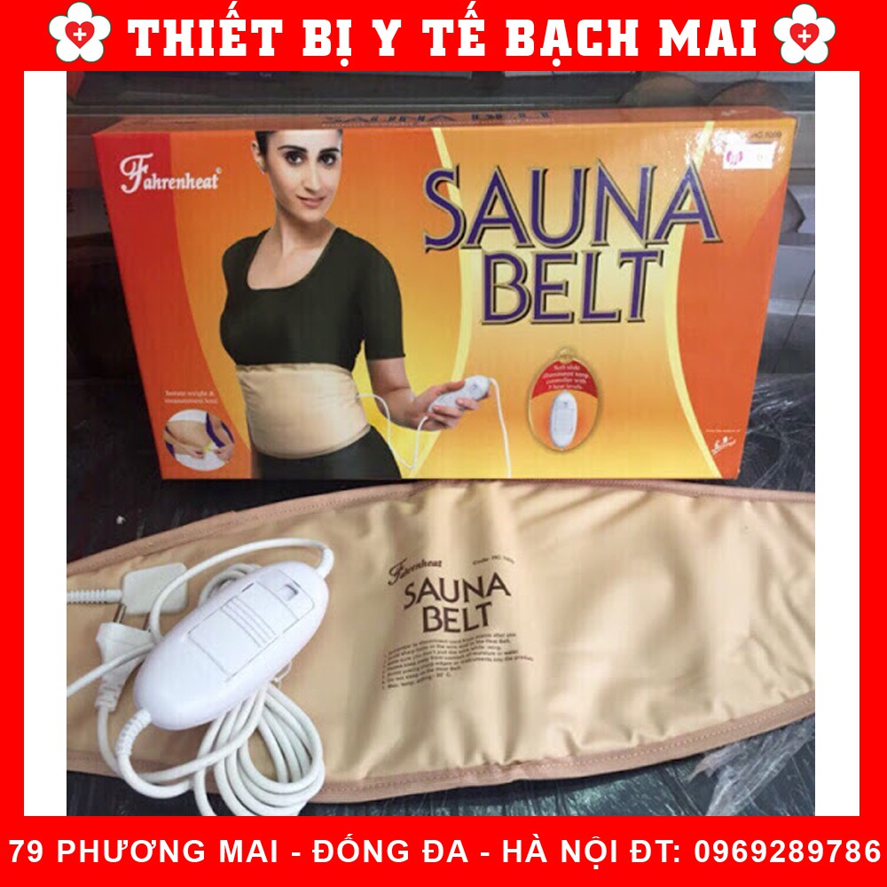 Đai Quấn Nóng Sauna Belt Giảm Béo Eo Thon [Chính Hãng Ấn Độ]