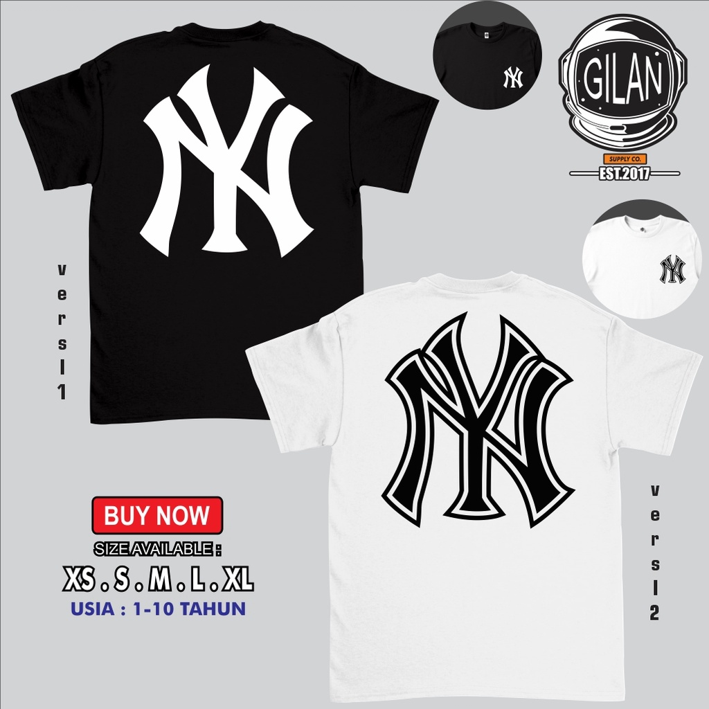 Áo Thun Thể Thao Bóng Chày In LOGO Yankees NY Thiết Kế Trẻ Trung Năng Động