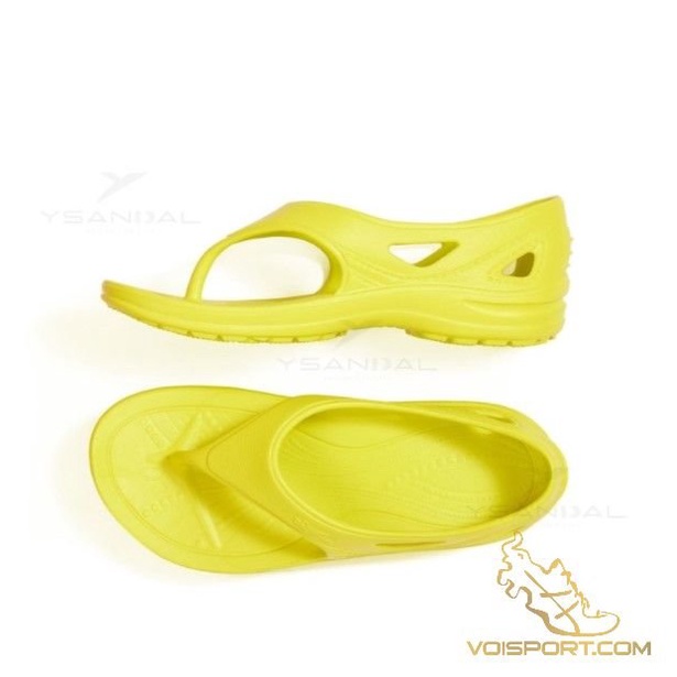 Dép chạy bộ có quai YSANDAL RUNNING Heel Cover màu vàng chanh nhiều size