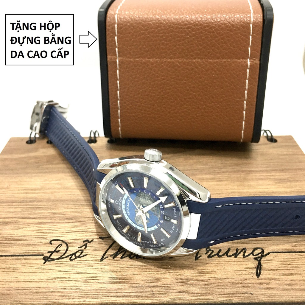 [Giá hủy diệt] [Ảnh thật]  Đồng Hồ Nam OMG xanh máy cơ automatic, mặt đá Sapphire chống xước, chống nước siêu tốt | BigBuy360 - bigbuy360.vn
