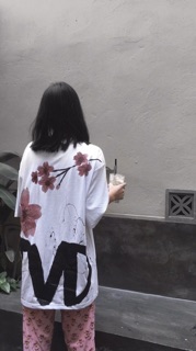 Áo Hoa Anh Đào Trắng