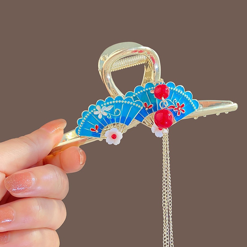 Kẹp Tóc Tua Rua Phong Cách Trung Hoa Xinh Xắn Cho Bé Gái