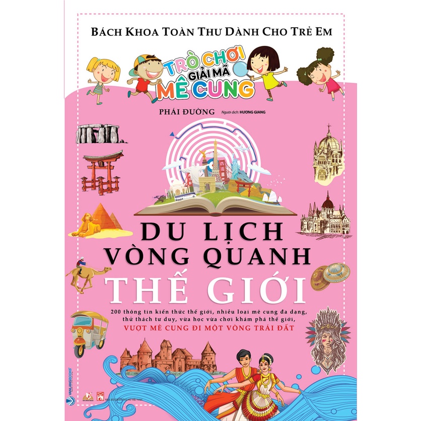 Sách - Trò Chơi Giải Mã Mê Cung Du Lịch Vòng Quanh Thế Giới