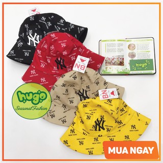 Mũ Bucket 🌈 Trơn 1 màu CUTE 🌈 Nón vành 2 mặt nhiều màu - Hugo Shop