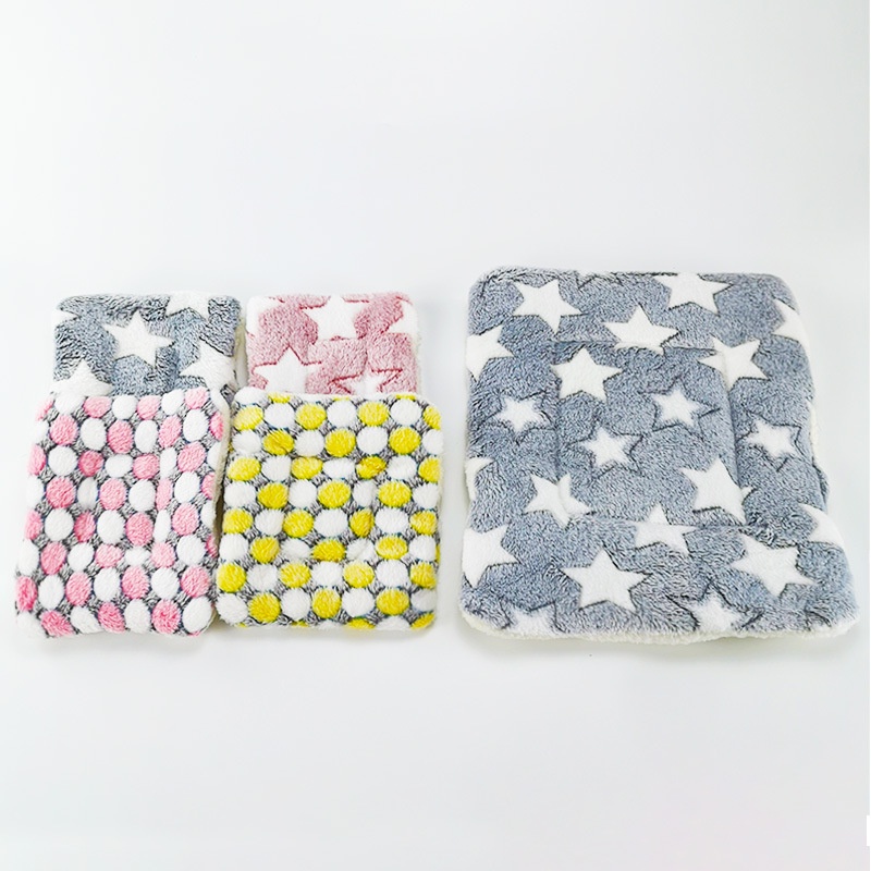 Qq Le Thảm Cotton Nhung Lông Cừu Dày Ấm Áp Hình Thỏ Totoro Chuột Hamster Guinea Lợn