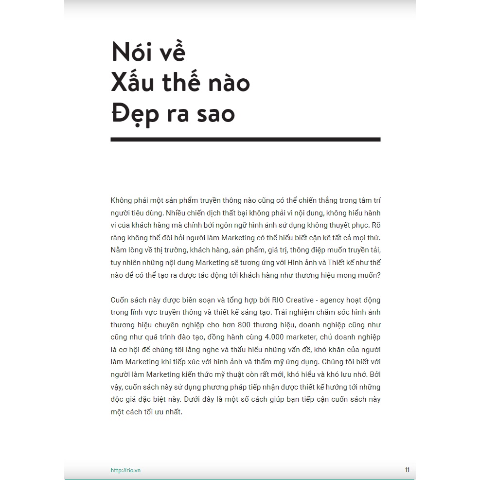 Sách - Rio Book No.1 - Xấu Thế Nào, Đẹp Ra Sao (TB)