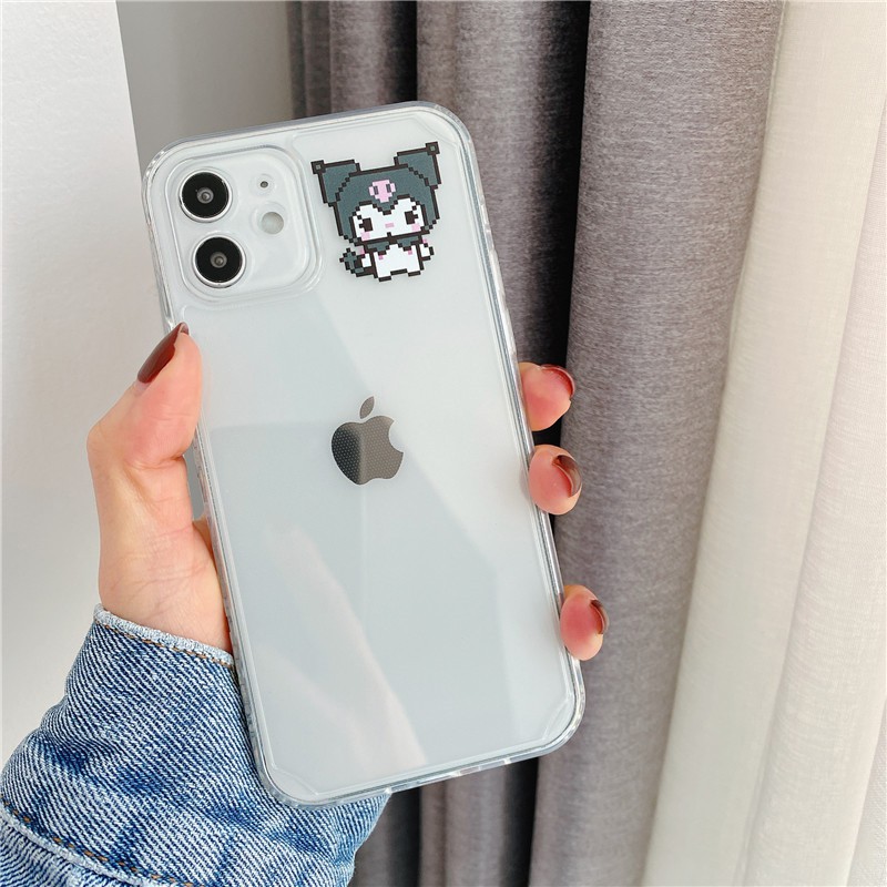 Ốp lưng iphone trong cạnh vuông pixel 6plus/6s/6splus/7/7plus/8/8plus/x/xr/xs/11/12/pro/max/plus/promax-Awifi A2-16 | BigBuy360 - bigbuy360.vn