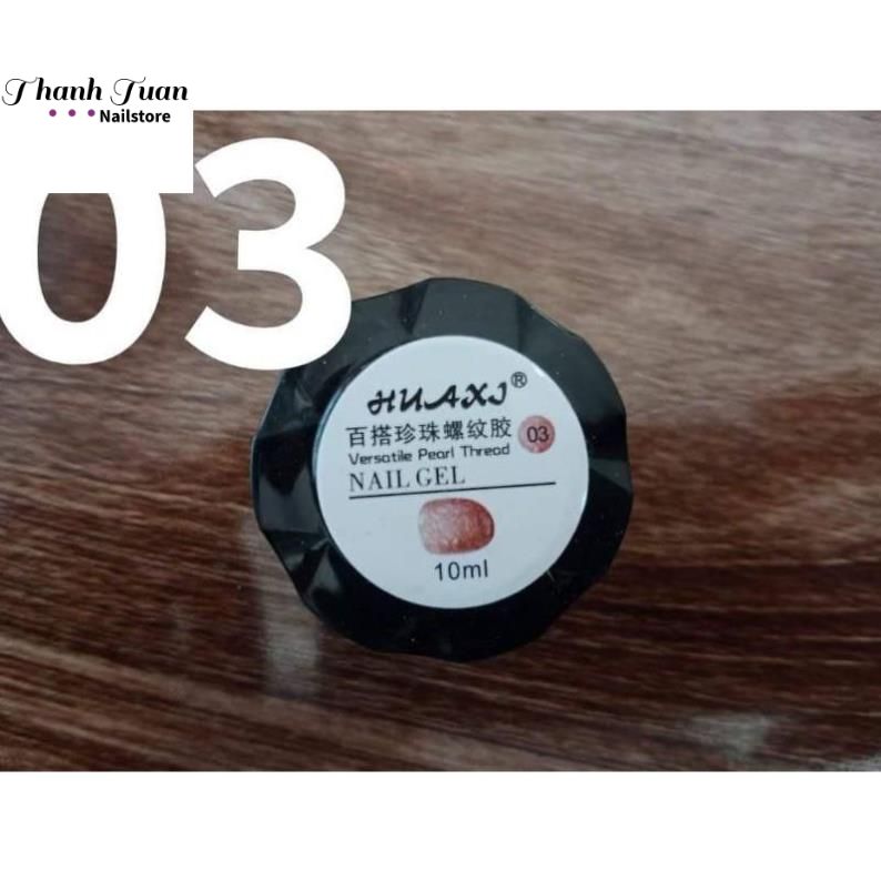 Gel ngọc trai, Gel ánh trai làm nail móng hũ 10g  - Phụ kiện đồ nail
